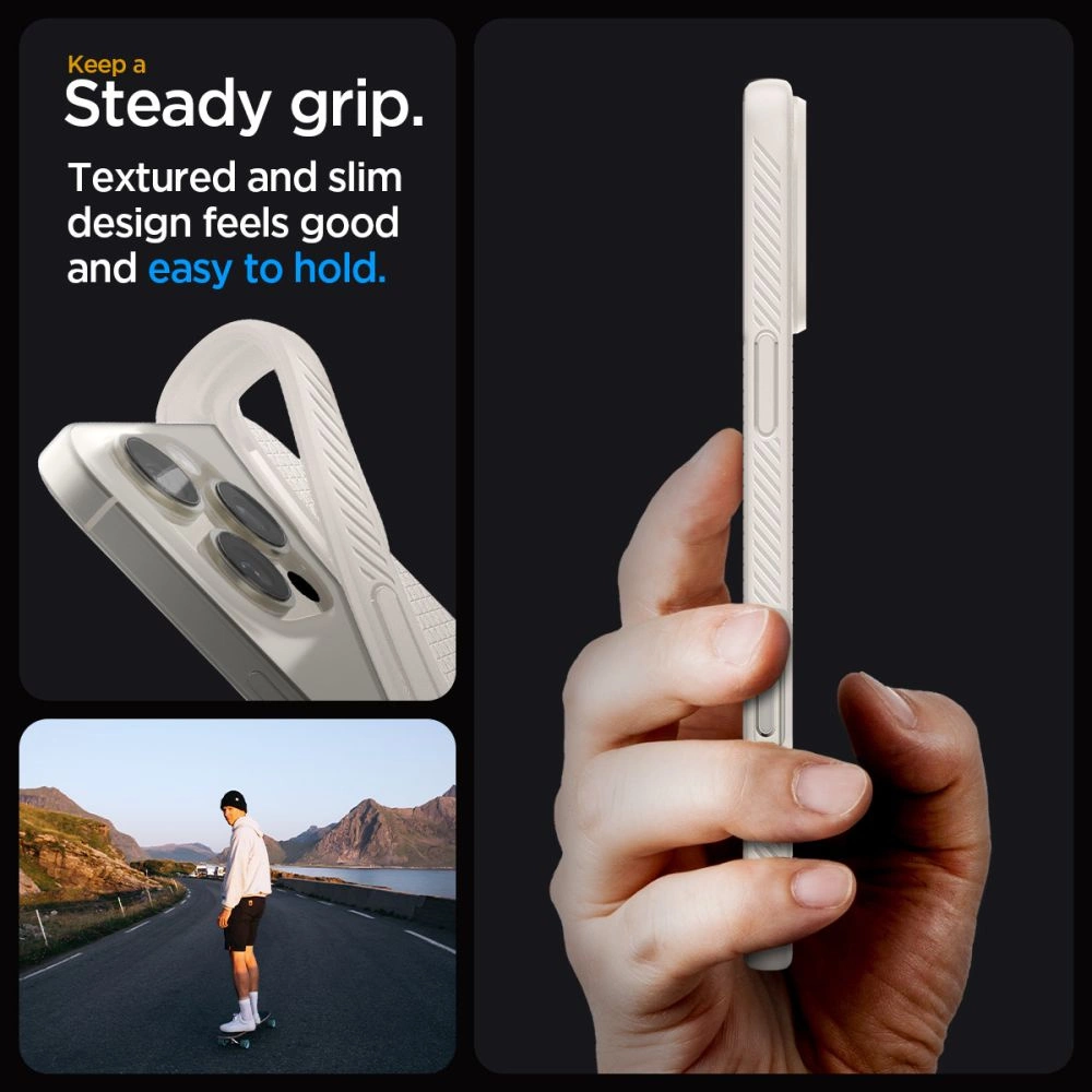 Spigen Liquid Air Case for iPhone 16 Pro Max - Titaniumeng