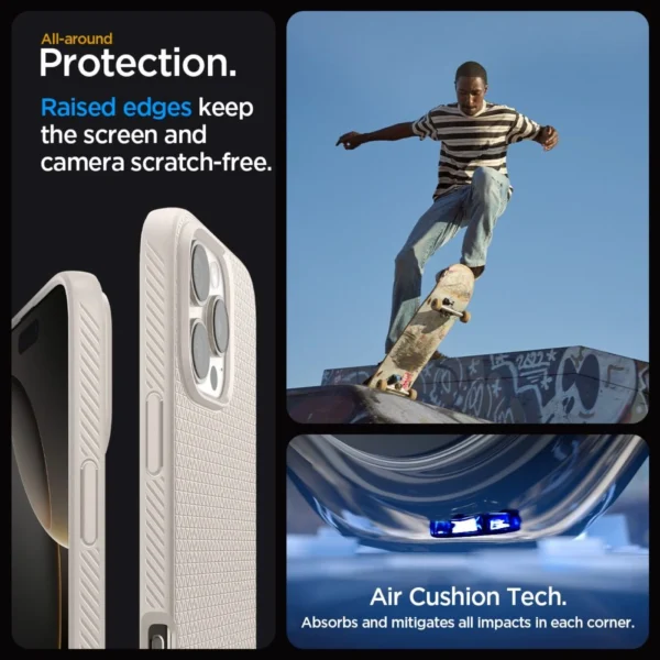 Spigen Liquid Air Case for iPhone 16 Pro Max - Titaniumeng