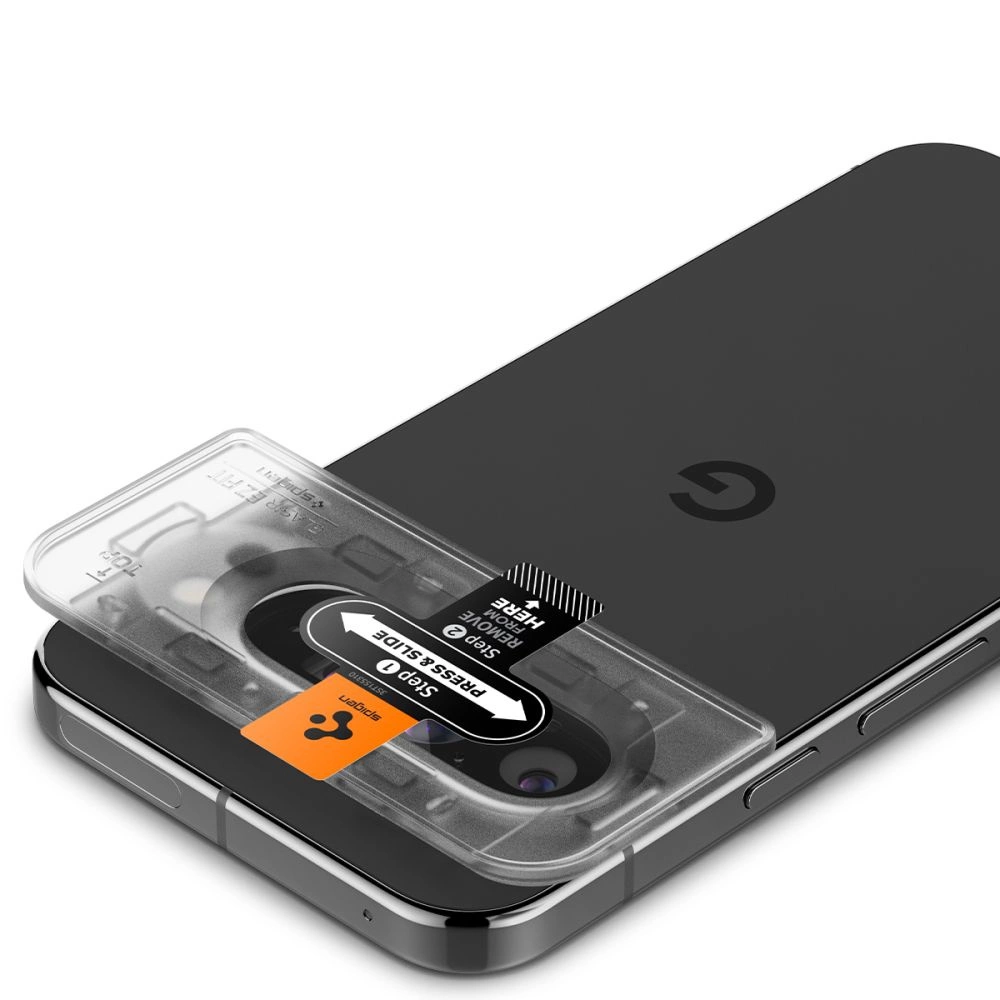 Spigen Optik.tR Ez Fit Tempered Glass Camera Screen Protector for Google Pixel 9 Pro (2-Pack)eng