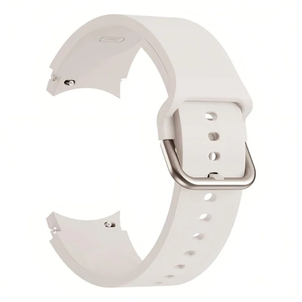 Tech-Protect Silicone Strap for Samsung Galaxy Watch 4 / 5 / 5 Pro / 6 / 7 / FE - Beigeeng