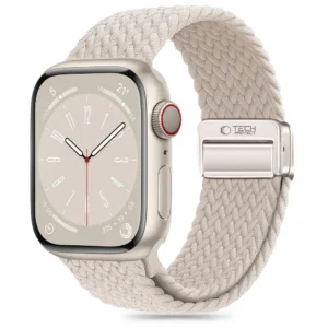Tech-Protect Nylonmag Strap for Apple Watch 4 / 5 / 6 / 7 / 8 / 9 / SE (38 / 40 / 41 mm) - Beigeeng
