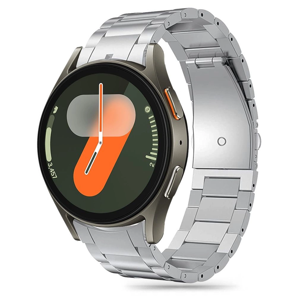 Tech-Protect Stainless Strap for Samsung Galaxy Watch 4 / 5 / 5 Pro / 6 / 7 / FE - Silvereng