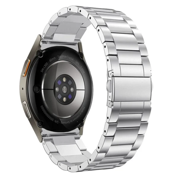Tech-Protect Stainless Strap for Samsung Galaxy Watch 4 / 5 / 5 Pro / 6 / 7 / FE - Silvereng
