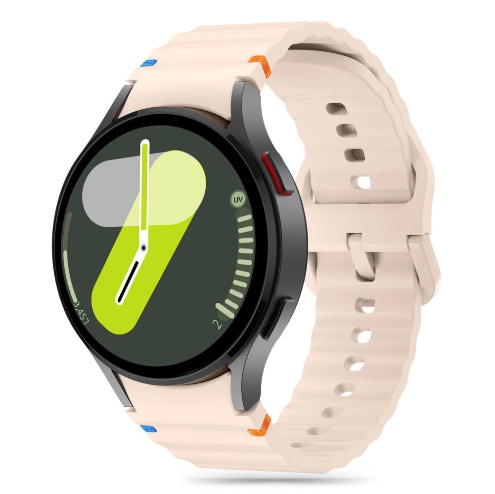Tech-Protect Silicone Sport Strap for Samsung Galaxy Watch 4 / 5 / 5 Pro / 6 / 7 / FE - Pinkeng