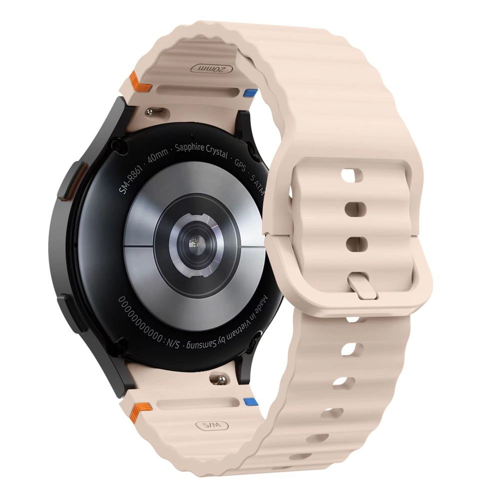 Tech-Protect Silicone Sport Strap for Samsung Galaxy Watch 4 / 5 / 5 Pro / 6 / 7 / FE - Pinkeng