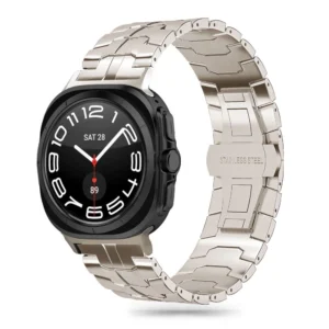 Tech-Protect Stainless Line strap for Samsung Galaxy Watch Ultra (47 mm) - titaniumeng