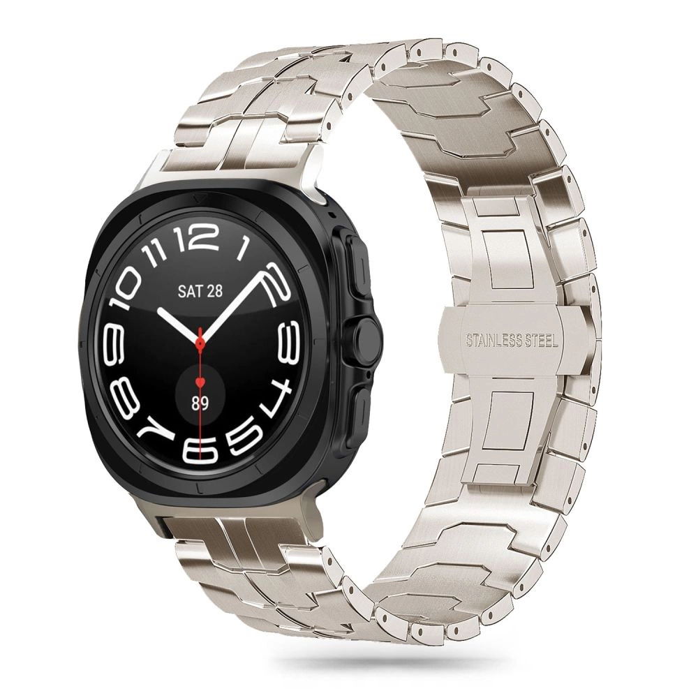 Tech-Protect Stainless Line strap for Samsung Galaxy Watch Ultra (47 mm) - titaniumeng