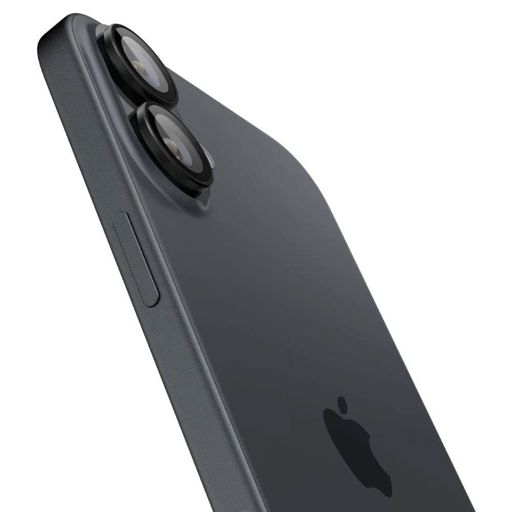 Tempered Glass for Spigen Glass tR EZ Fit Optik Pro for iPhone 16 Plus Camera (2 pcs.) - Blackeng