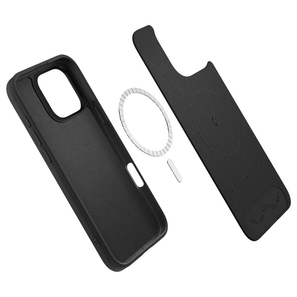 Spigen Cyrill Kajuk MagSafe iPhone 16 Pro Case - Blackeng