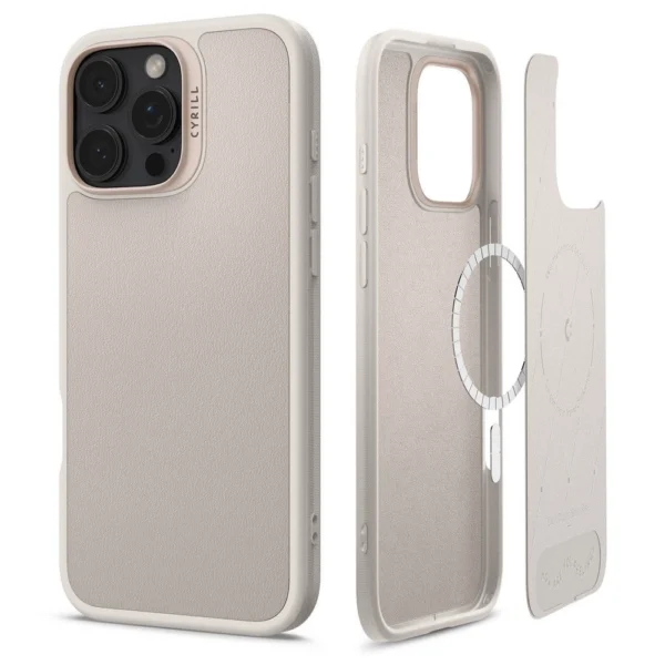 Spigen Cyrill Kajuk MagSafe iPhone 16 Pro Max Case - Beigeeng