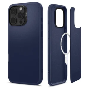 Spigen Cyrill Kajuk MagSafe iPhone 16 Pro Case - Navy Blueeng