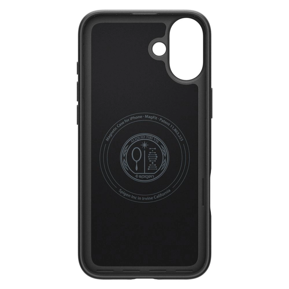 Spigen Thin Fit Mag Case with MagSafe for iPhone 16 - Blackeng