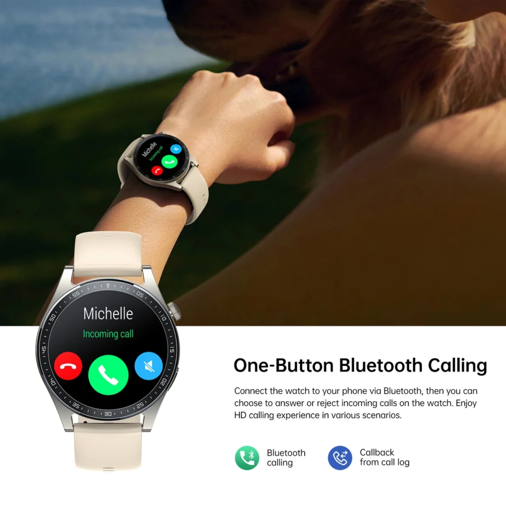 Joyroom Classic Series JR-FC2 smartwatch with call answering function / IP68 protection - goldeng