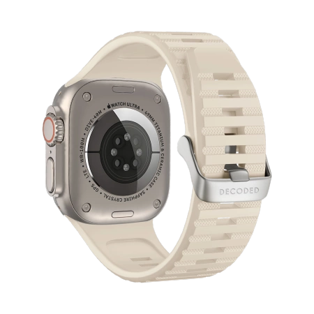 Decoded Ultra Traction Strap for Apple Watch 42 / 44 / 45 / 49 mm - Whiteeng