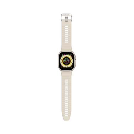 Decoded Ultra Traction Strap for Apple Watch 42 / 44 / 45 / 49 mm - Whiteeng