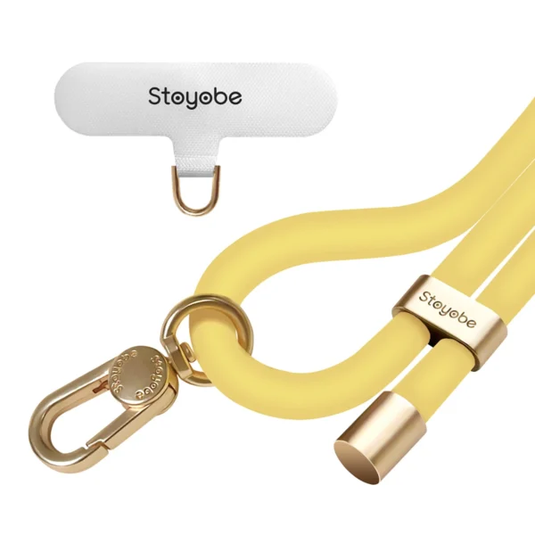 Stoyobe Phone Lanyard Silicone Phone Lanyard - Yelloweng