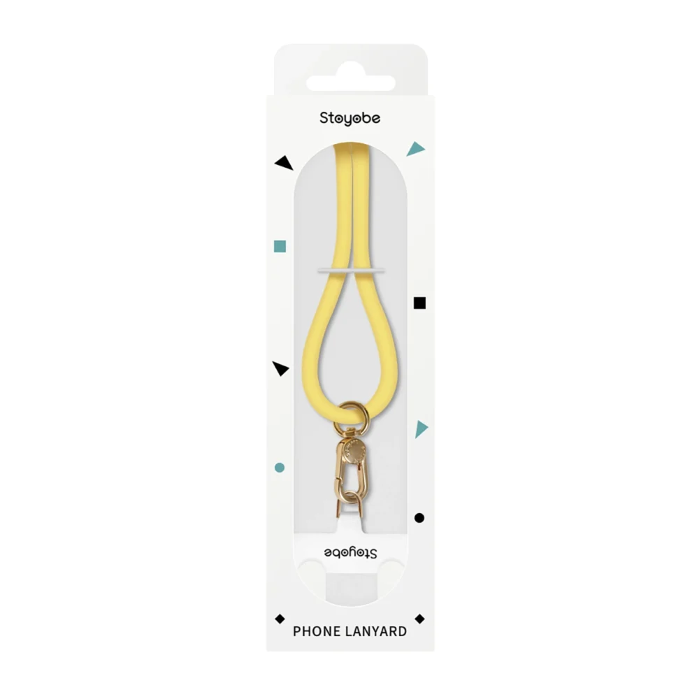 Stoyobe Phone Lanyard Silicone Phone Lanyard - Yelloweng