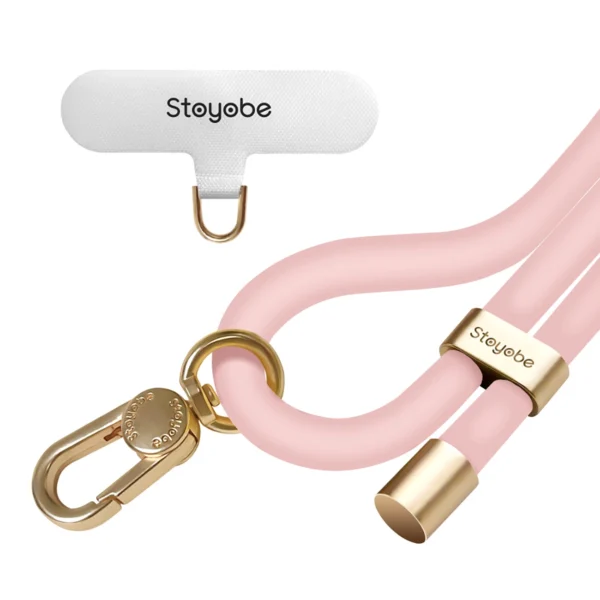 Stoyobe Phone Lanyard Silicone Lanyard for Phone - Pinkeng