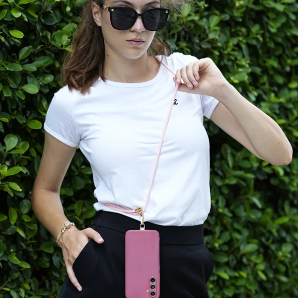 Stoyobe Phone Lanyard Silicone Lanyard for Phone - Pinkeng