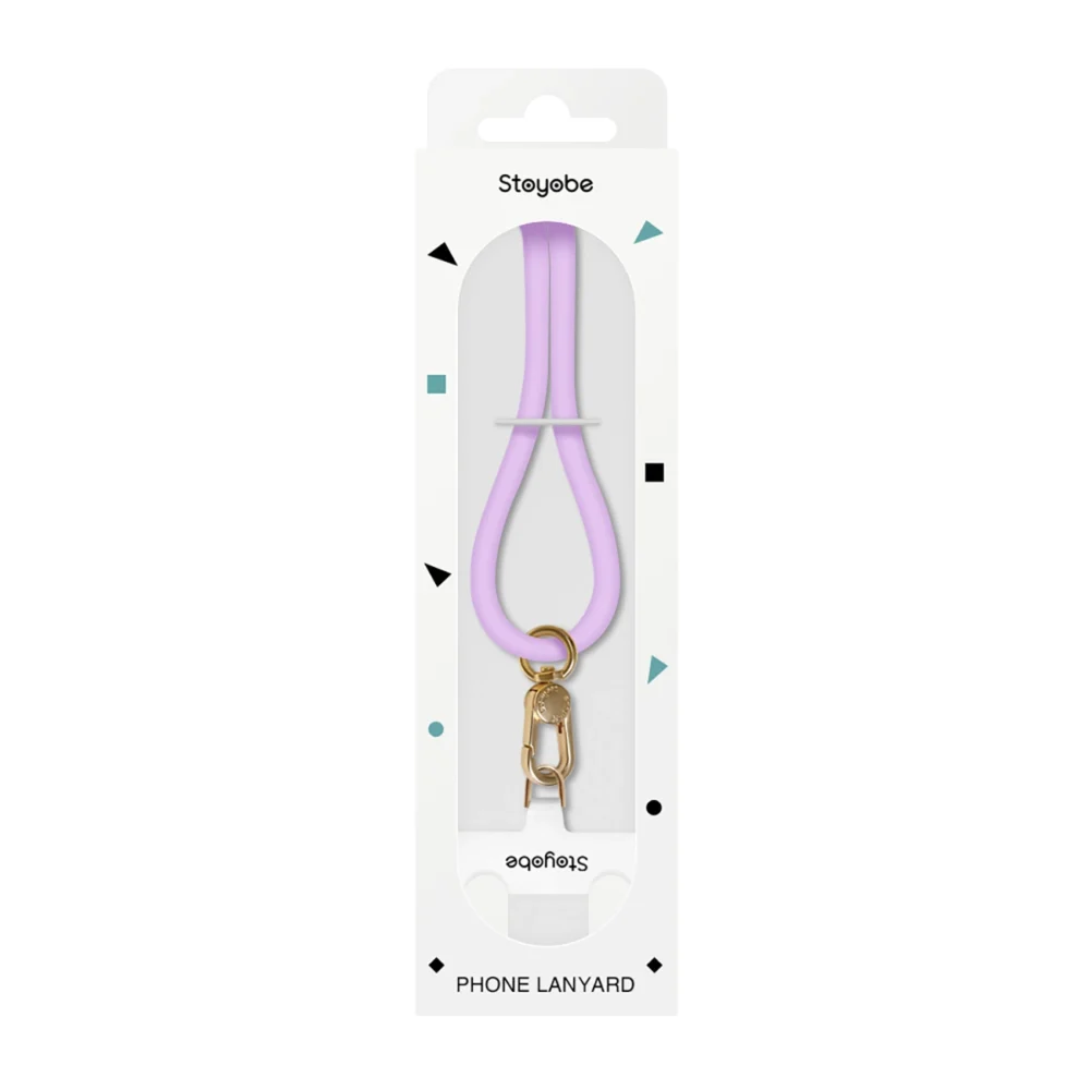 Stoyobe Phone Lanyard Silicone Strap for Phone - Purpleeng