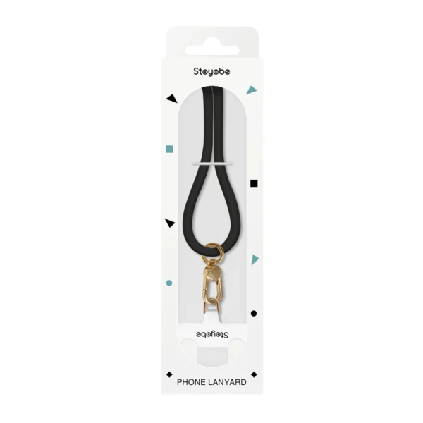 Stoyobe Phone Lanyard Silicone Phone Lanyard - Blackeng