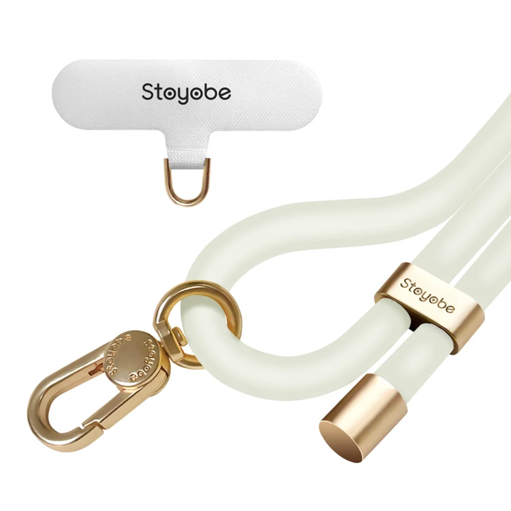 Stoyobe Phone Lanyard Silicone Phone Lanyard - Whiteeng