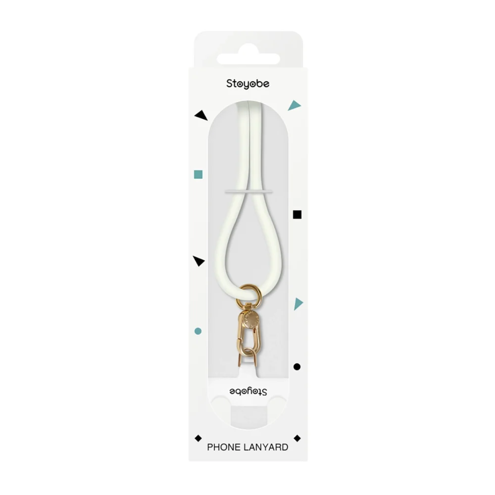 Stoyobe Phone Lanyard Silicone Phone Lanyard - Whiteeng