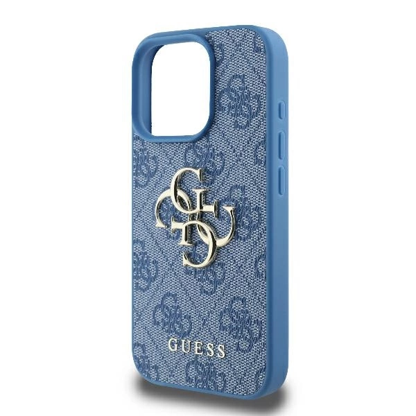 Guess 4G Big Logo iPhone 16 Pro Case - Blueeng