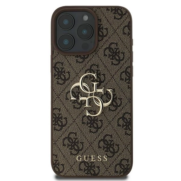 Guess 4G Big Logo iPhone 16 Pro Case - Browneng