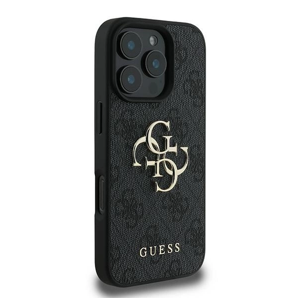 Guess 4G Big Logo iPhone 16 Pro Case - Blackeng