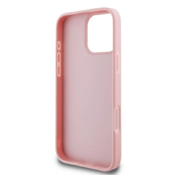 Guess Fixed Glitter Big 4G Case for iPhone 16 Pro - Pinkeng