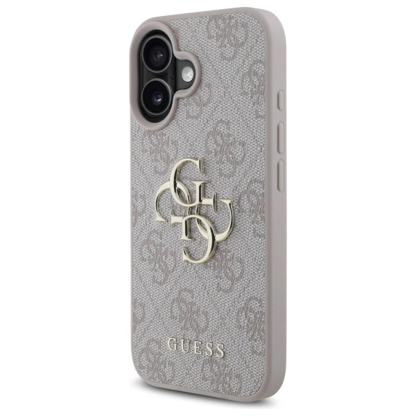 Guess 4G Big Logo iPhone 16 Plus Case - Pinkeng