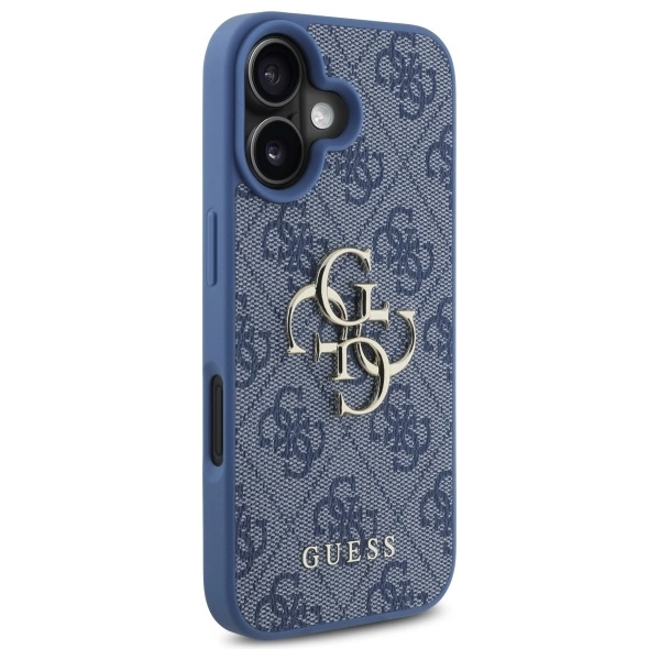 Guess 4G Big Logo iPhone 16 Case - Blueeng