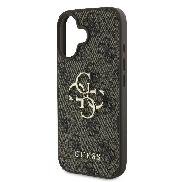 Guess 4G Big Logo iPhone 16 Case - Browneng
