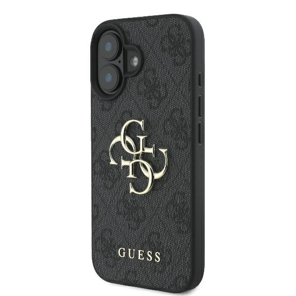 Guess 4G Big Logo iPhone 16 Case - Blackeng