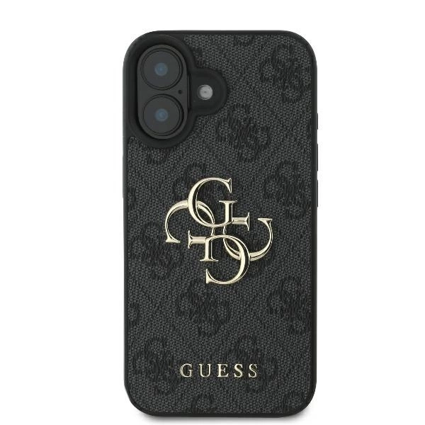 Guess 4G Big Logo iPhone 16 Case - Blackeng
