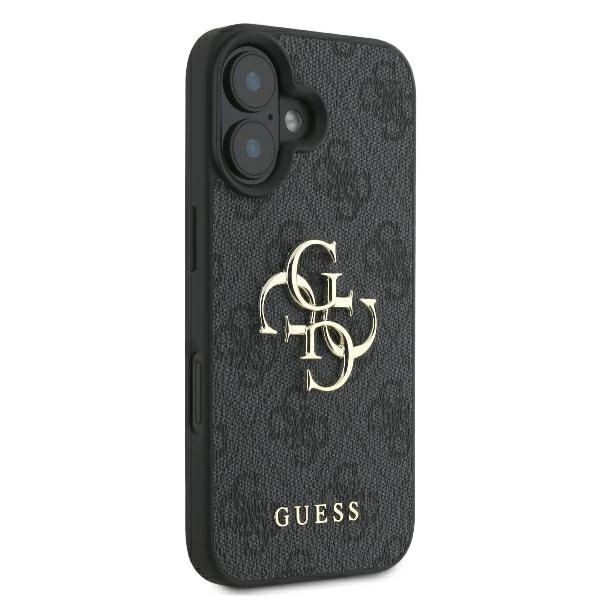 Guess 4G Big Logo iPhone 16 Case - Blackeng