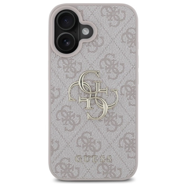 Guess 4G Big Logo iPhone 16 Case - Pinkeng