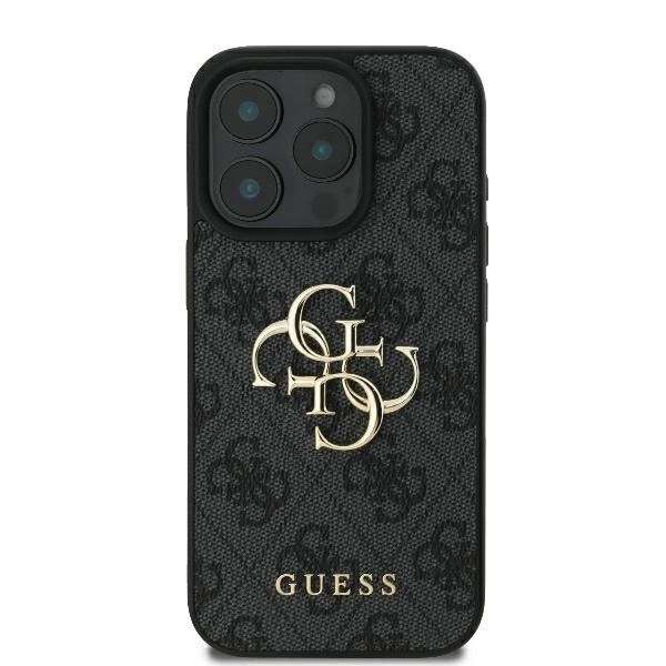 Guess 4G Big Logo iPhone 16 Pro Max Case - Blackeng
