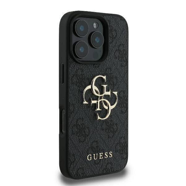 Guess 4G Big Logo iPhone 16 Pro Max Case - Blackeng