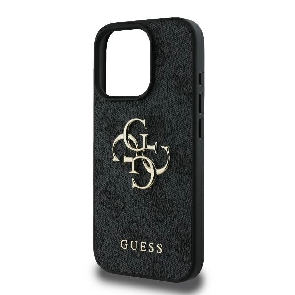 Guess 4G Big Logo iPhone 16 Pro Max Case - Blackeng
