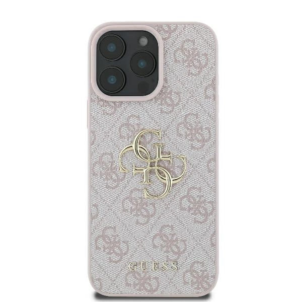 Guess 4G Big Logo iPhone 16 Pro Max Case - Pinkeng