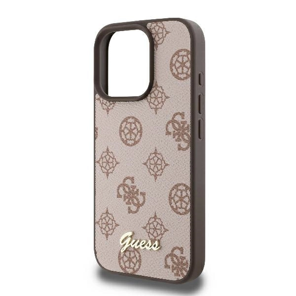 Guess Peony Script MagSafe iPhone 16 Pro Max Case - Browneng