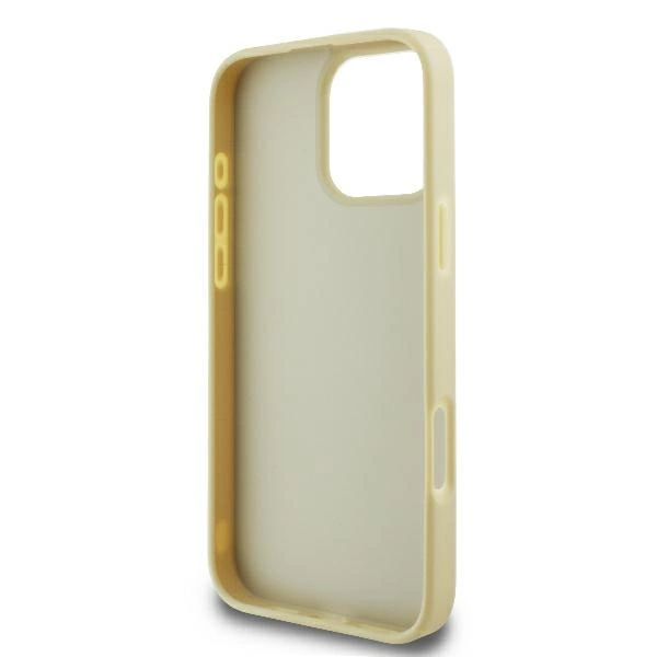 Karl Lagerfeld Metal Signature iPhone 16 Pro Case - Goldeng