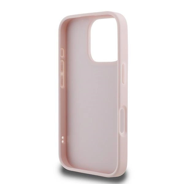 Karl Lagerfeld Quilted Signature iPhone 16 Pro Max Case - Pinkeng