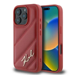 Karl Lagerfeld Quilted Signature iPhone 16 Pro Max Case - Redeng