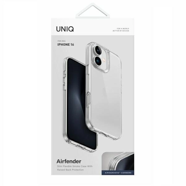 Uniq Air Fender iPhone 16 Case - Cleareng