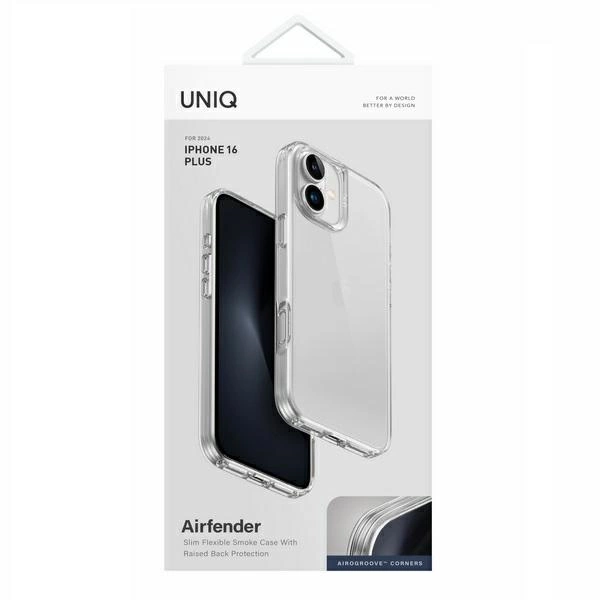Uniq Air Fender Case for iPhone 16 Plus - Cleareng