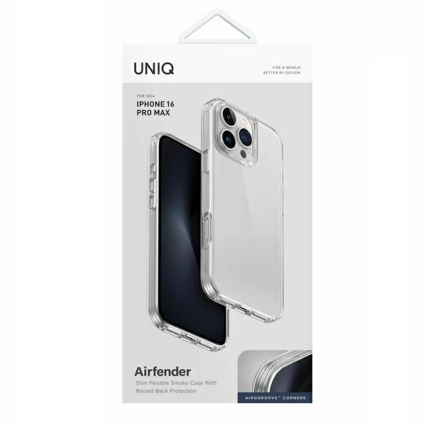 Uniq Air Fender Case for iPhone 16 Pro Max - Cleareng