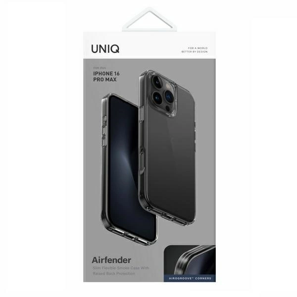 Uniq Air Fender Case for iPhone 16 Pro Max - Grayeng